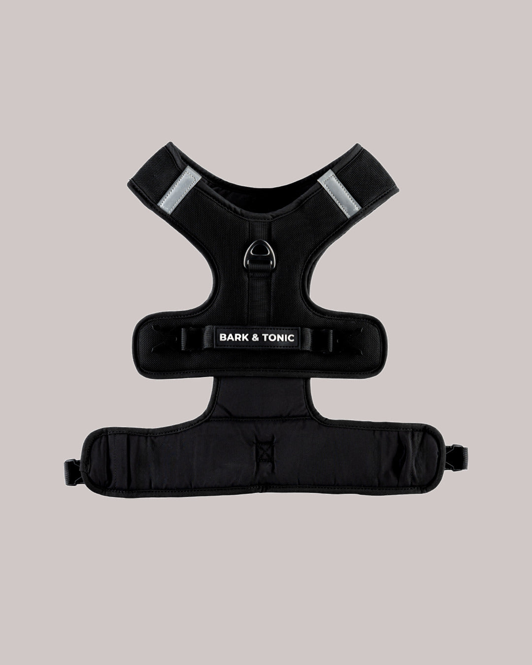 Bark & Tonic Signature cooling dog harness in Old Fashioned (black)
